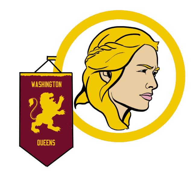 Washington Redskins Cersei Lannister Logo iron on transfers